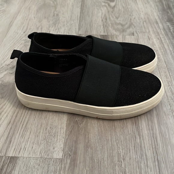 Steve Madden Black platform Loafers shoes for work - Picture 2 of 5